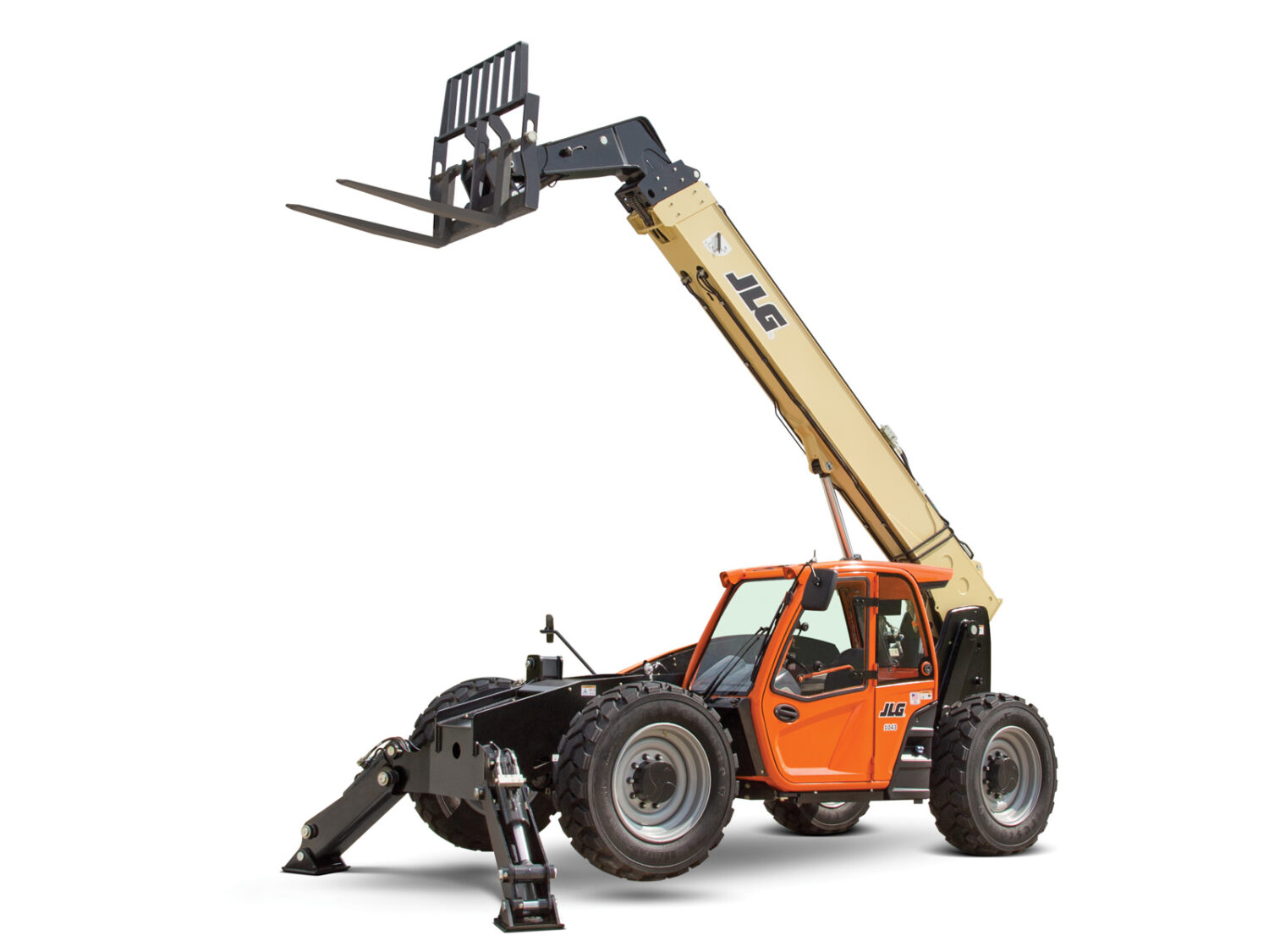 Telehandler with legs